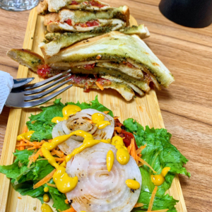 Tofu Basil Toast